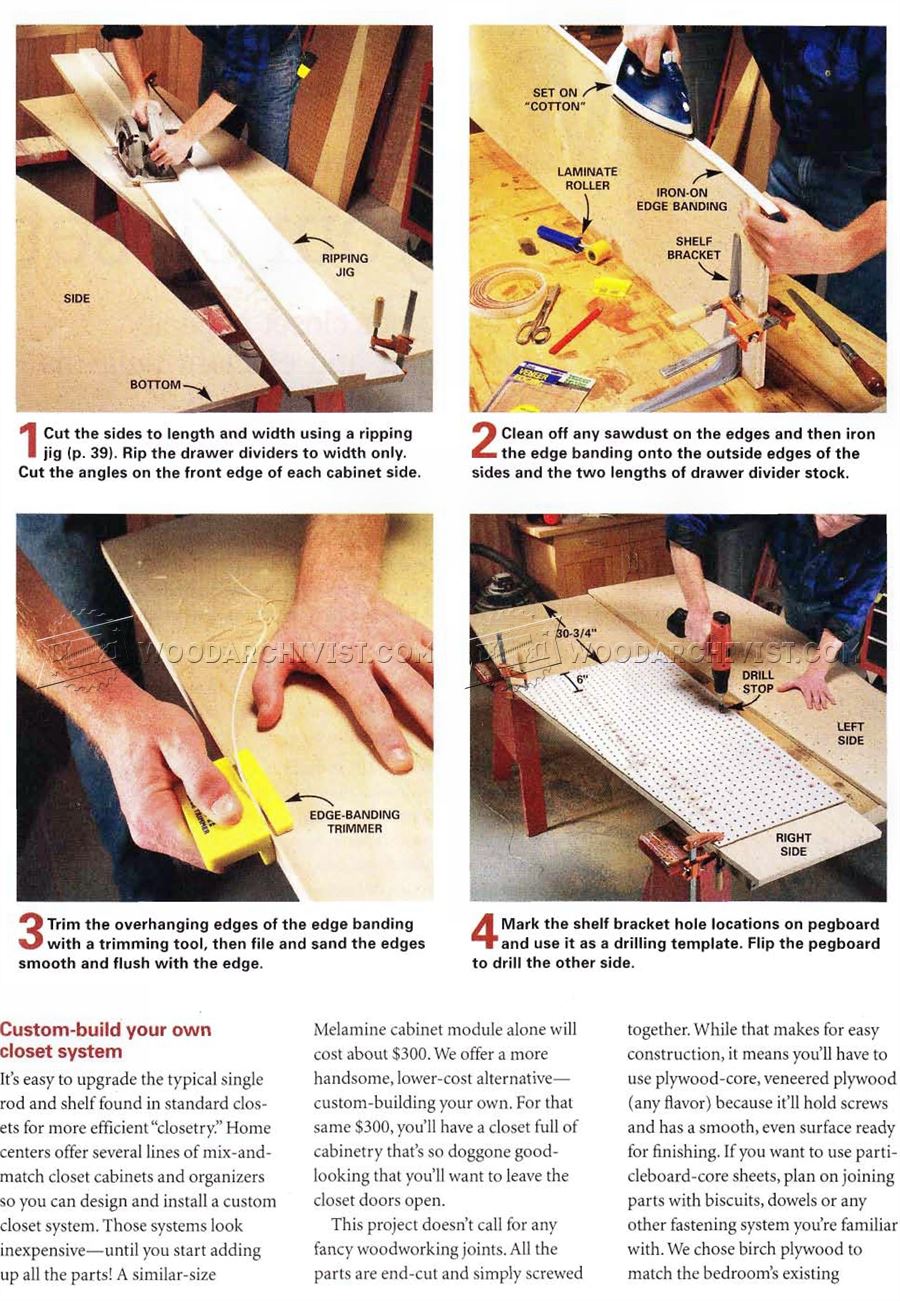 Built In Closet Plans