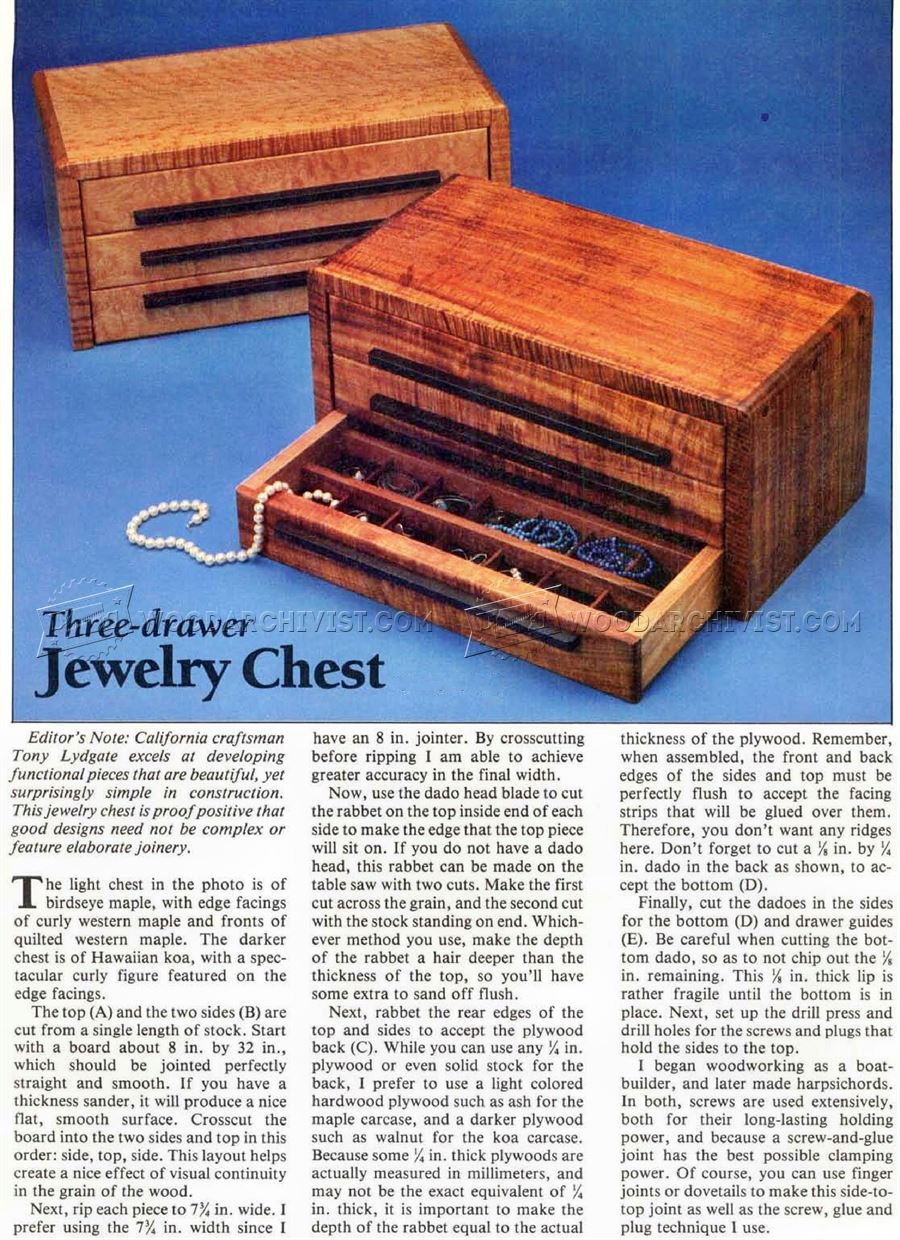 DIY Jewelry Chest