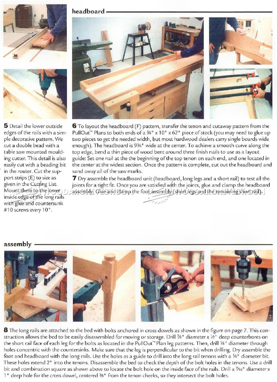 Queen Size Bed Plans