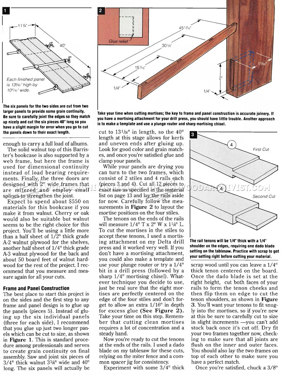 Barristers Bookcase Plans