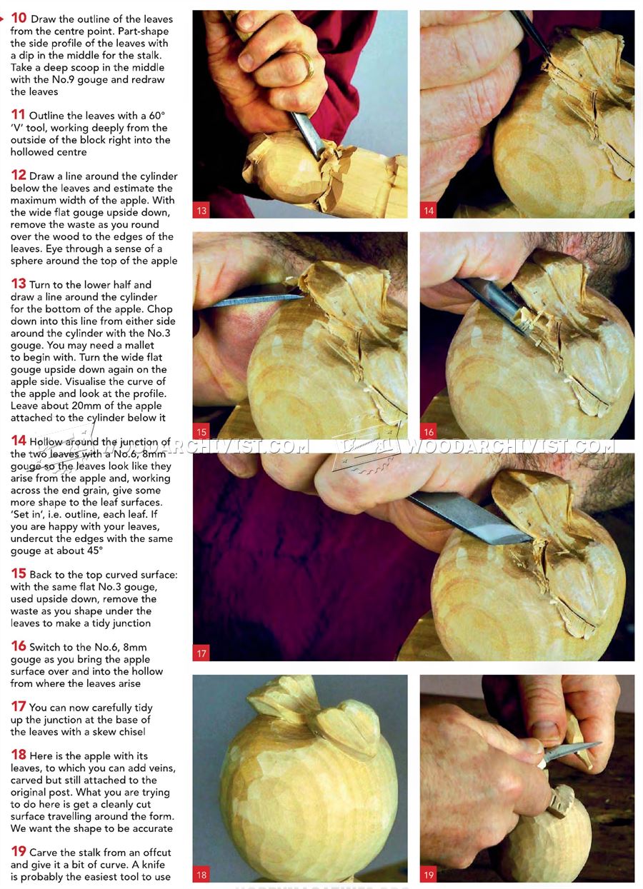 Apple Wood Carving