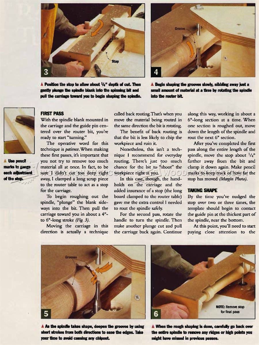 Router Table Turning
