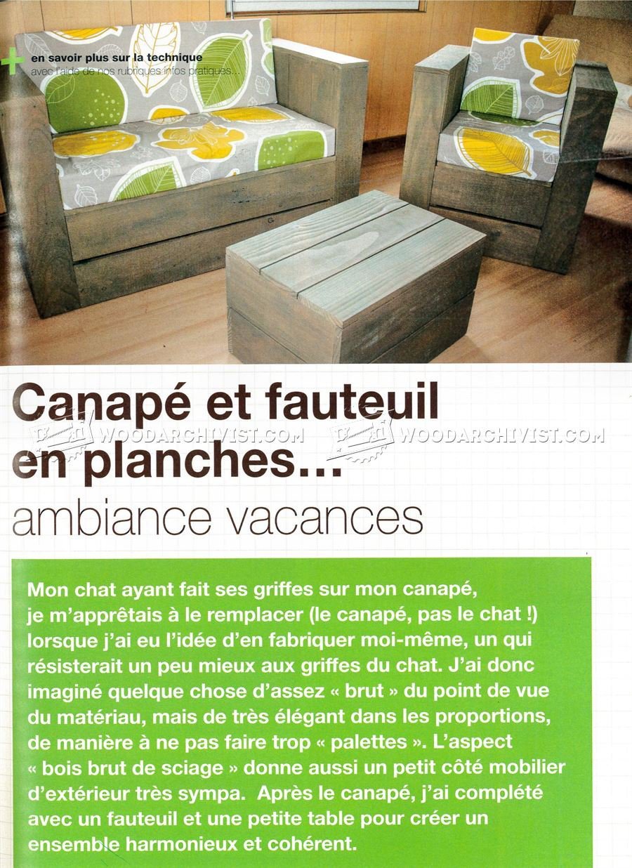 Pallet Furniture Plans