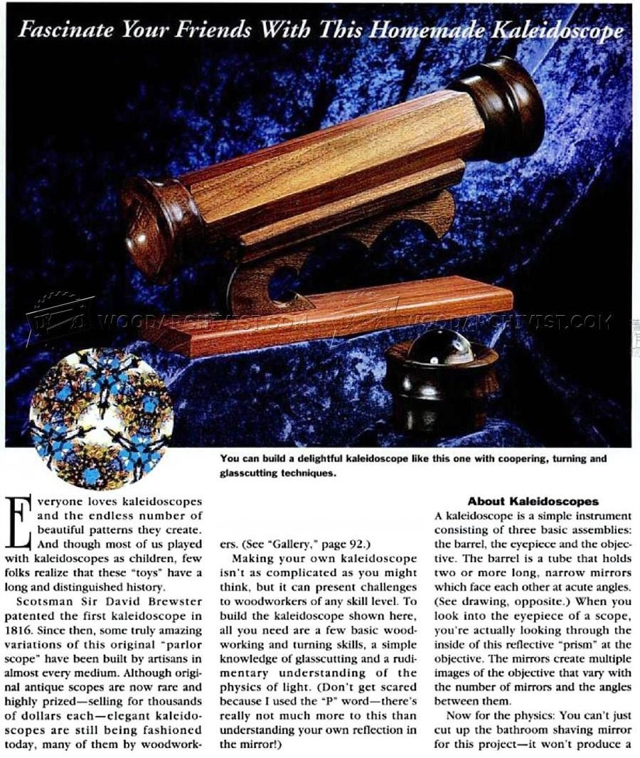 Wooden Kaleidoscope Plans