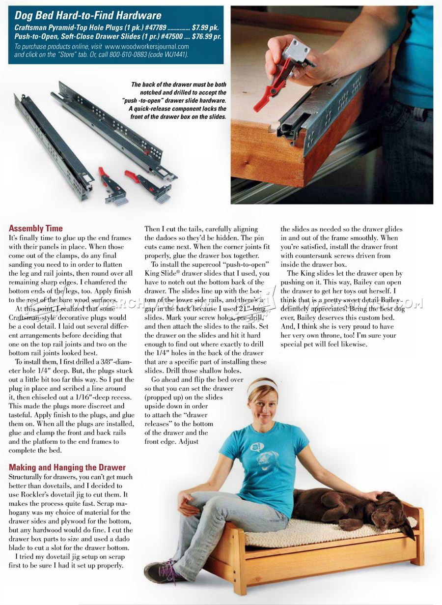 Dog Bed Plans