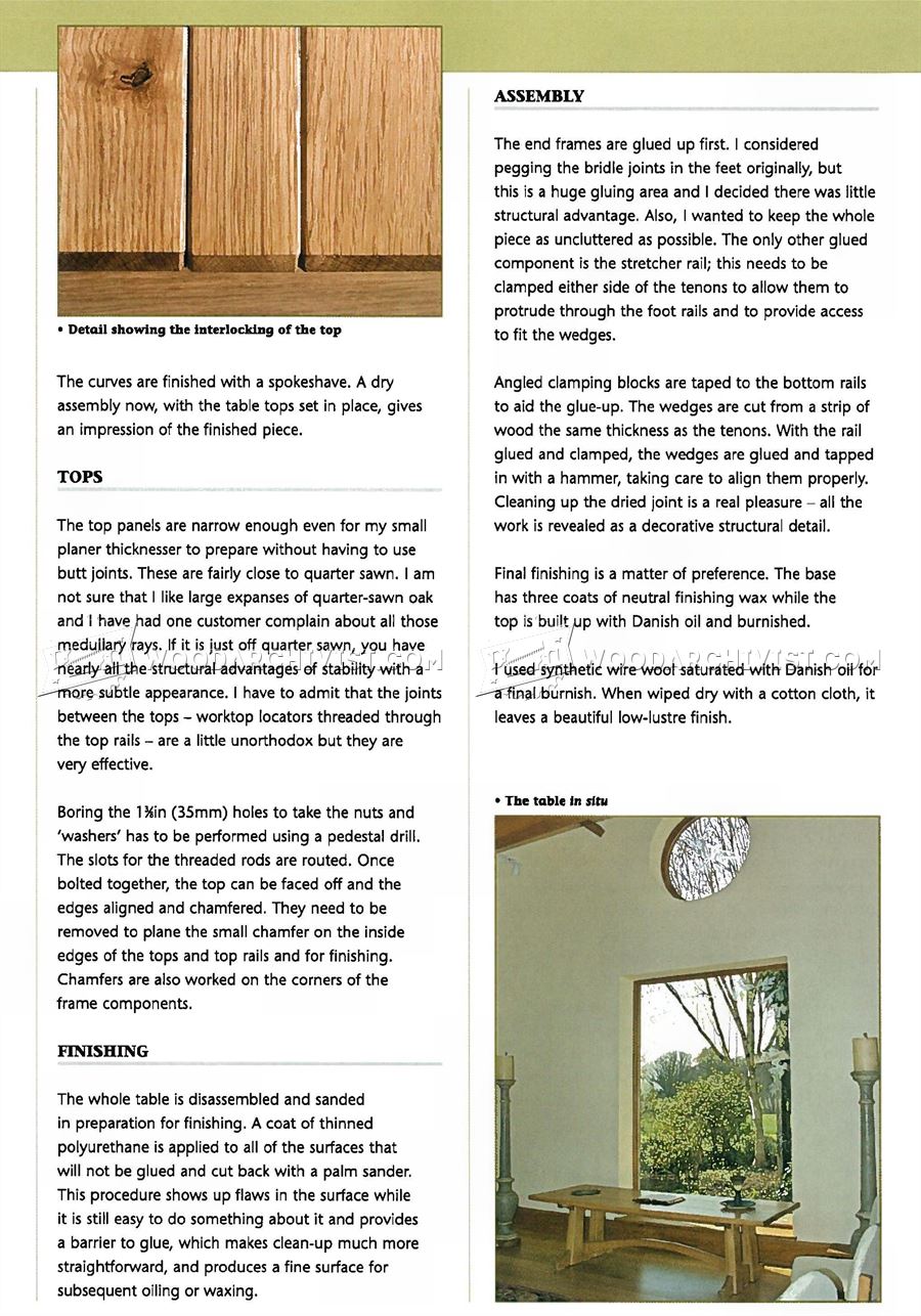 Large Occasional Table Plans
