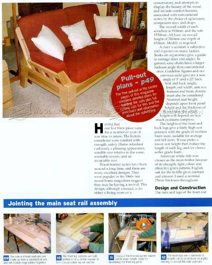 Sofa and Armchair Plans