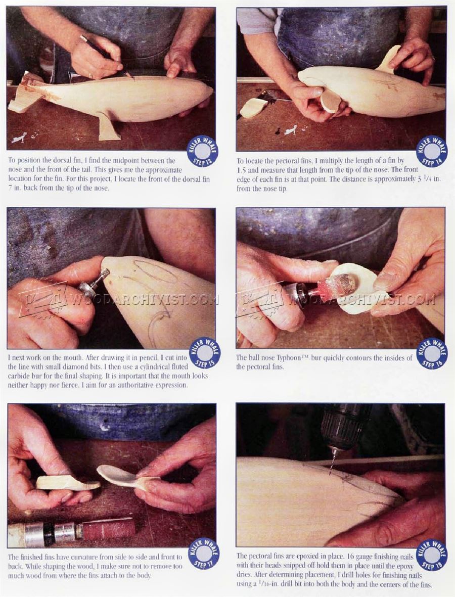 Carving and Painting Killer Whale