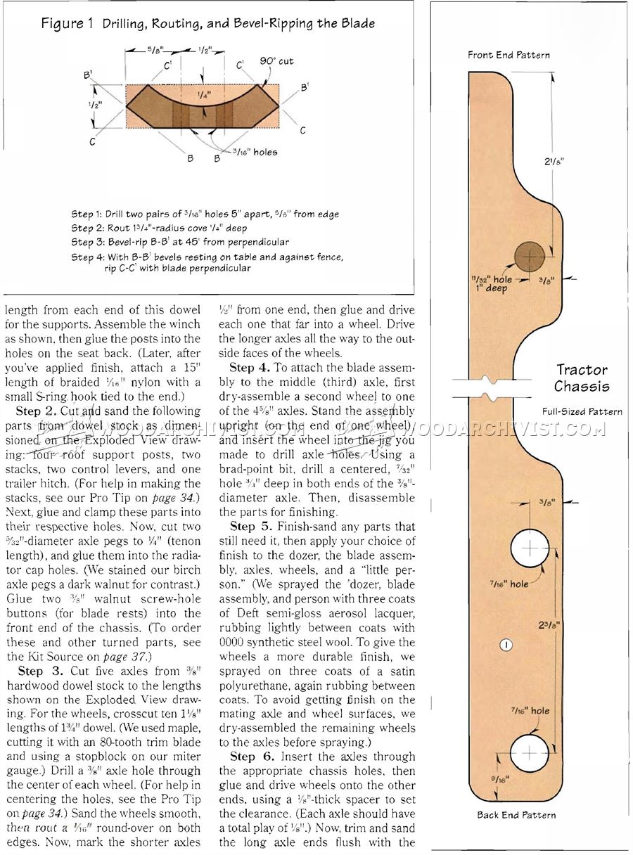 Wooden Toy Trailer Truck Plans