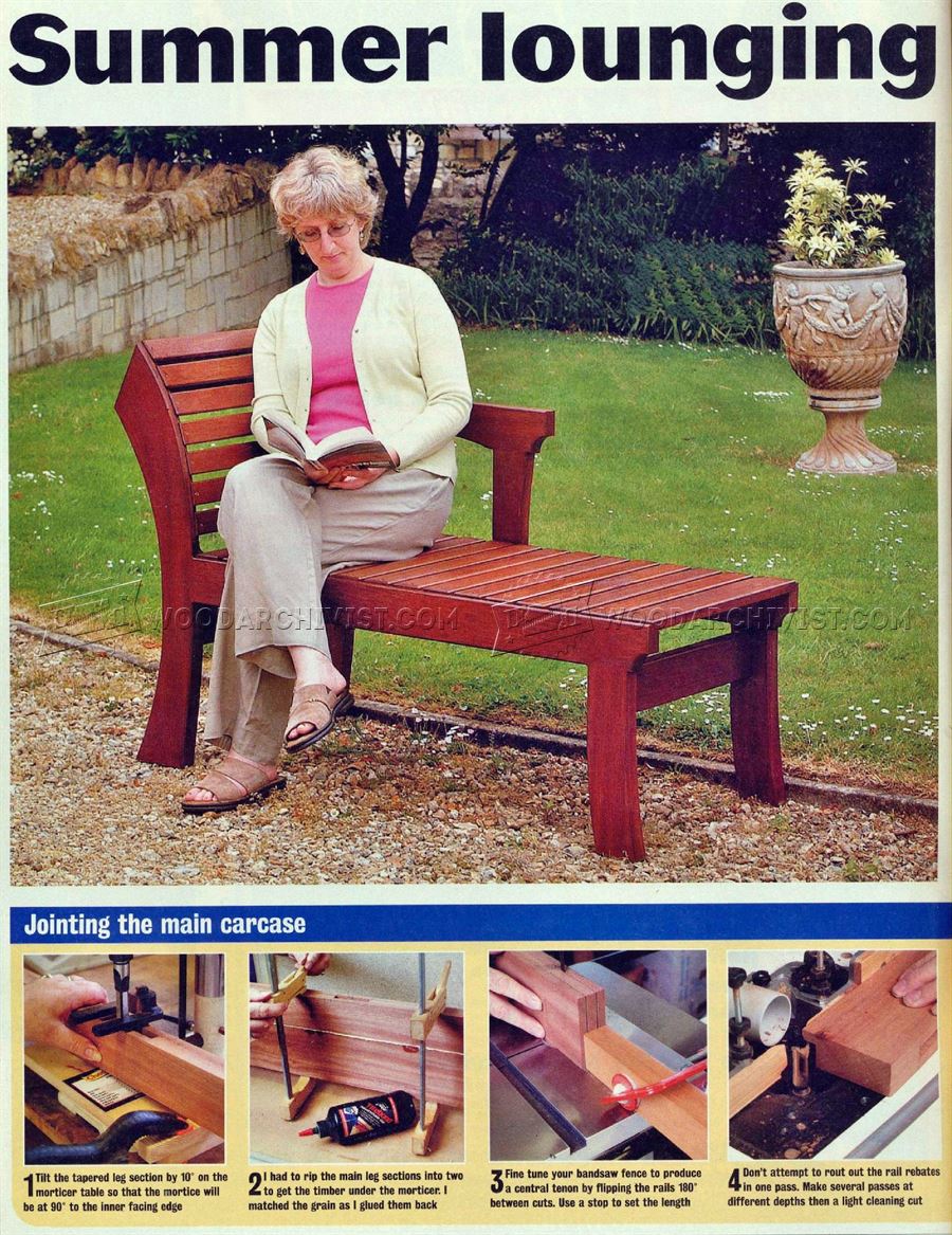 Garden Lounger Plans