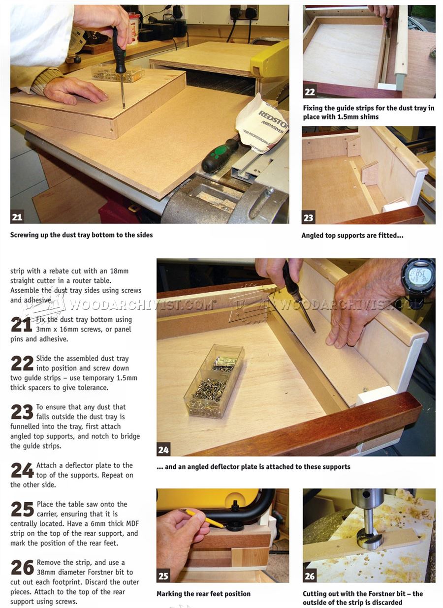Mobile Table Saw Stand