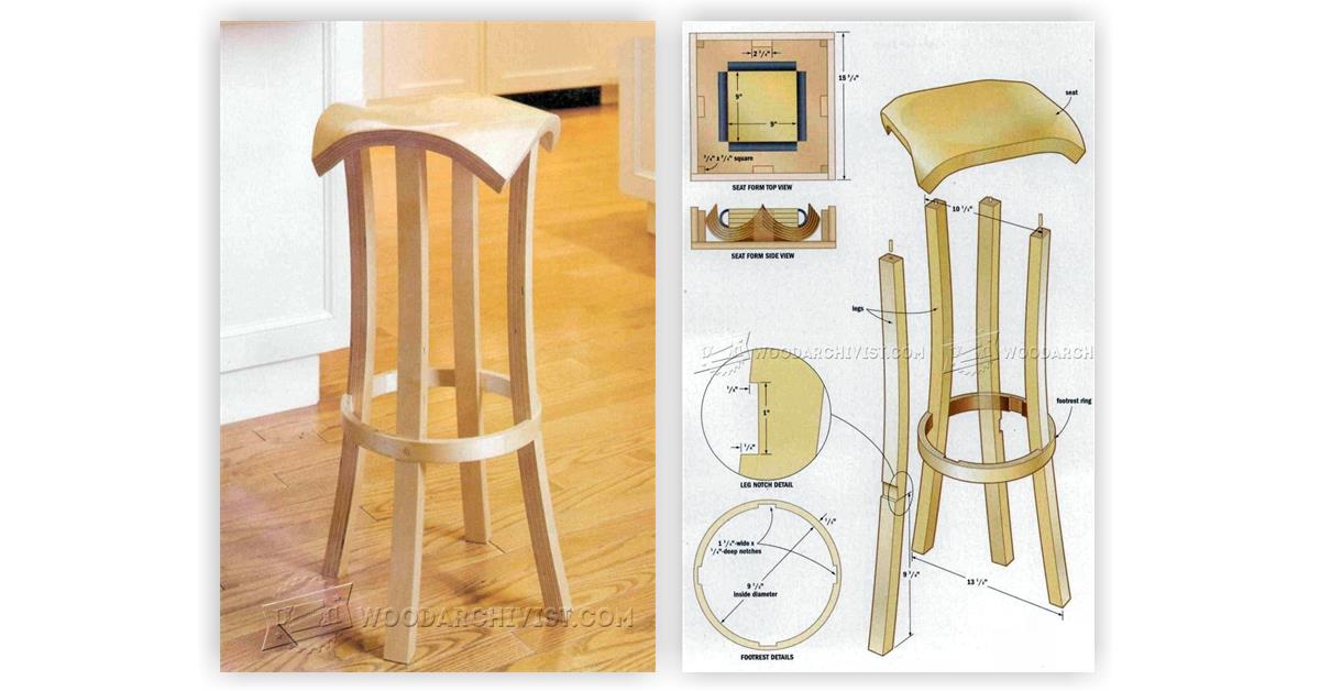 DIY Bar Stools • WoodArchivist