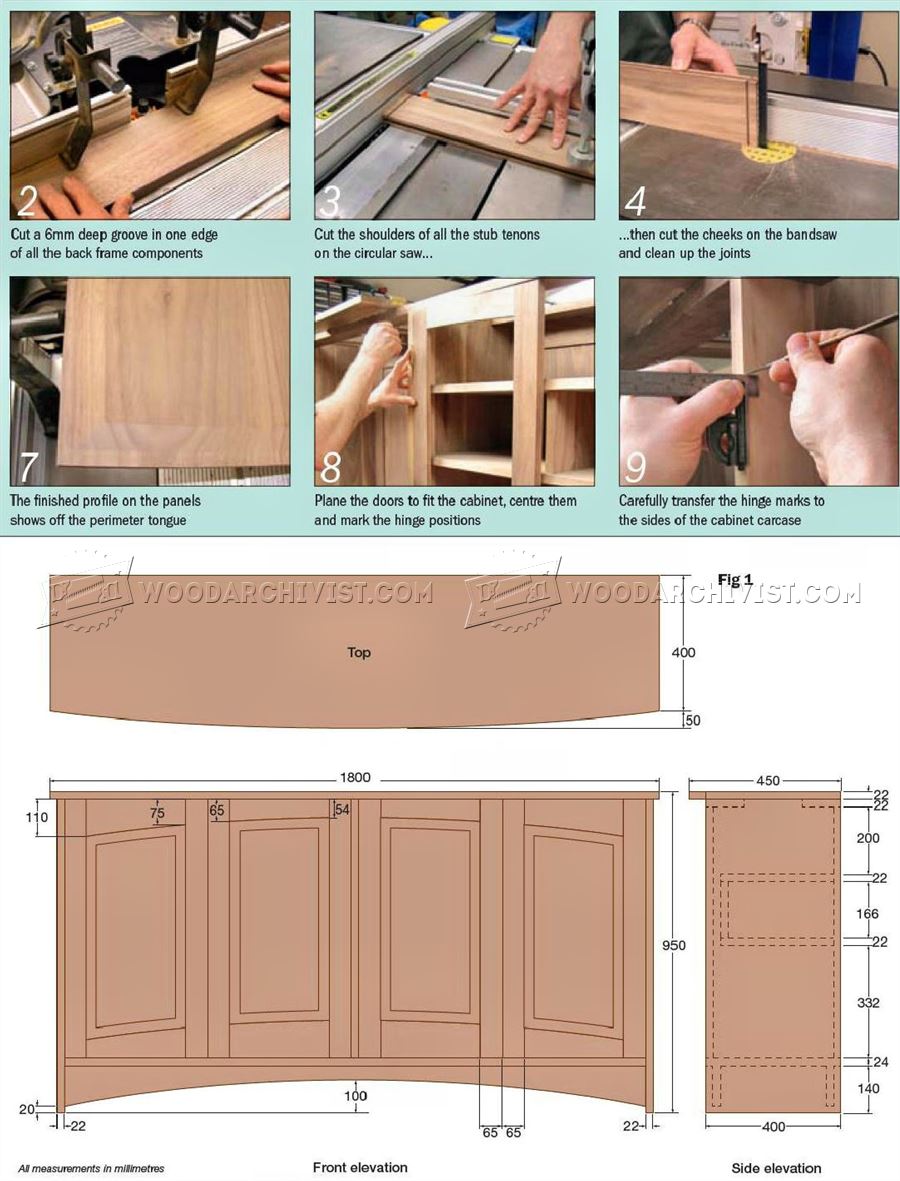 Walnut Sideboard Plans