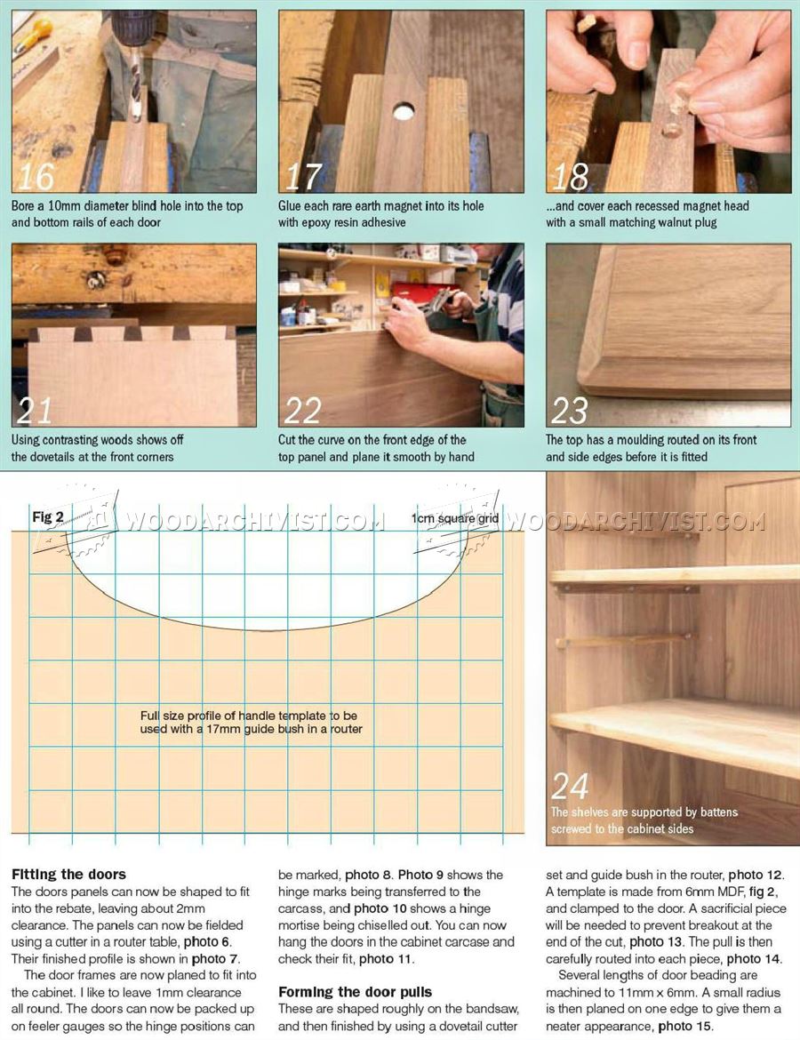 Walnut Sideboard Plans