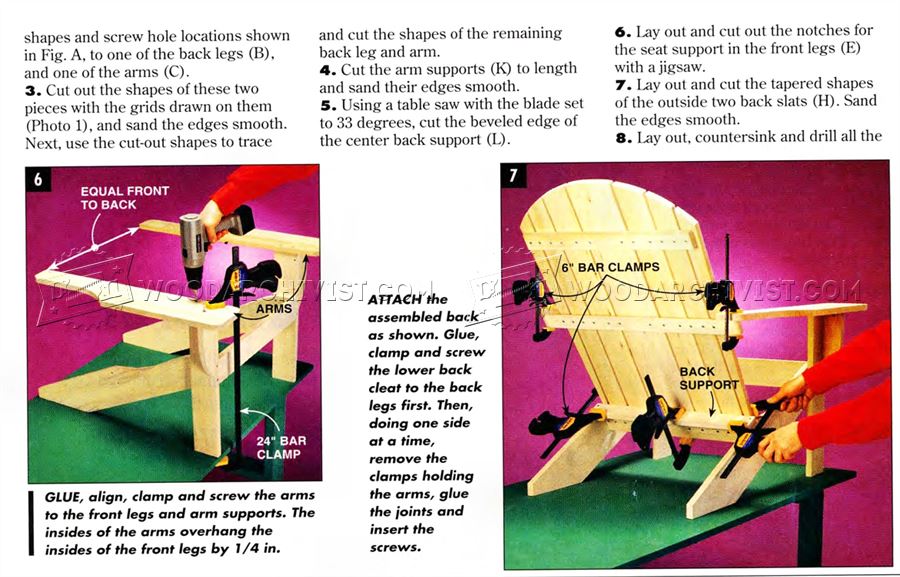 Traditional Adirondack Chair Plans