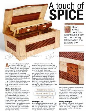 Jewellery Box Plan • WoodArchivist