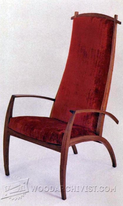 Armchair Plans • WoodArchivist
