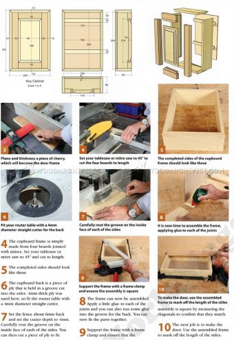 Key Cabinet Plans • WoodArchivist