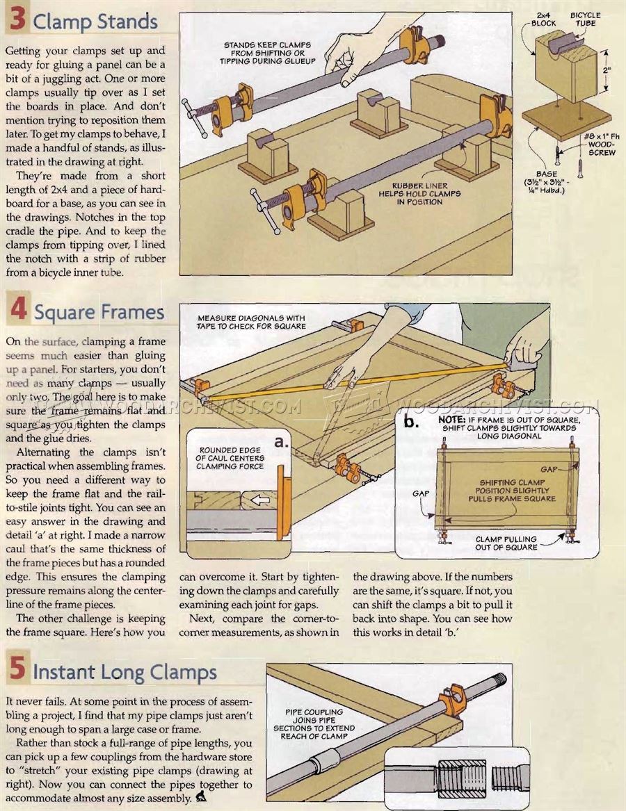 Using Pipe Clamps for Woodworking • WoodArchivist