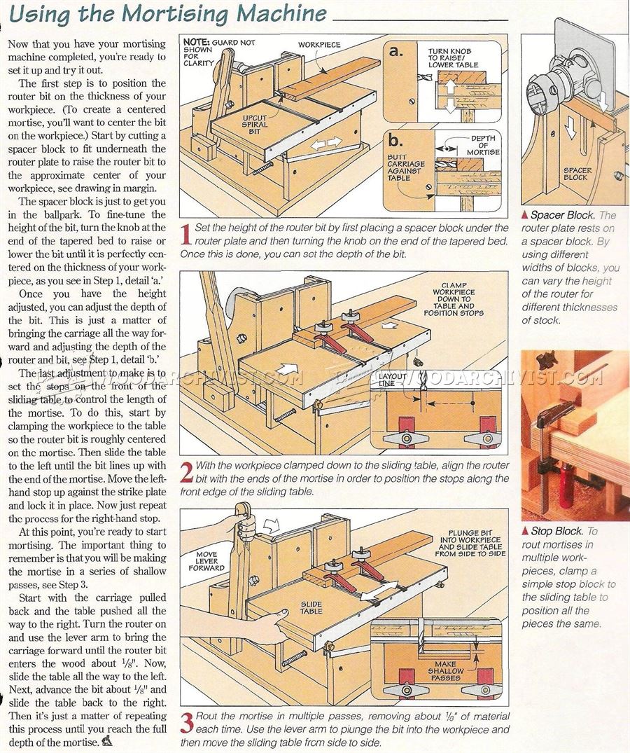 DIY Mortising Machine • WoodArchivist