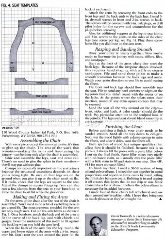 Oak Armchair Plans • WoodArchivist