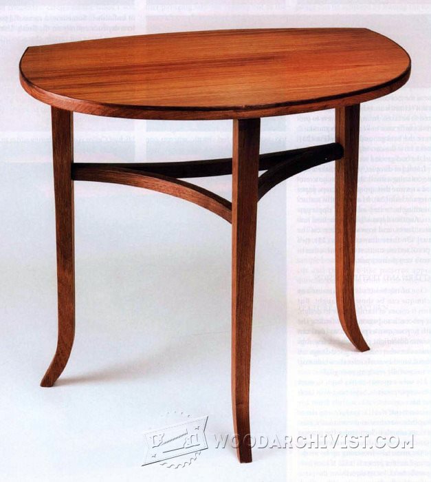 Occasional Table Plans • WoodArchivist
