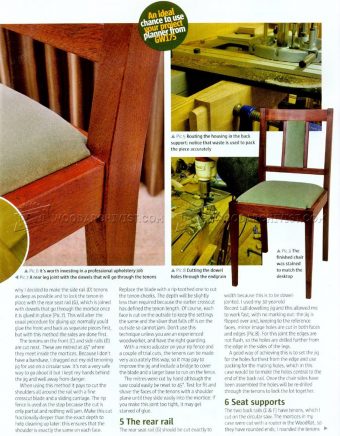 Writing Chair Plans • WoodArchivist