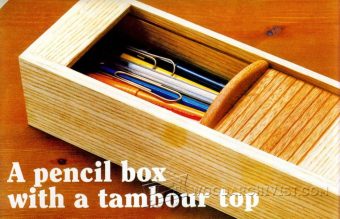 Tambour Bread Box Plans • WoodArchivist