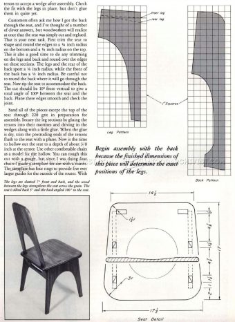 Contemporary Chair Plans • WoodArchivist