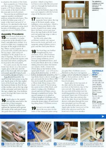 Sofa and Armchair Plans • WoodArchivist