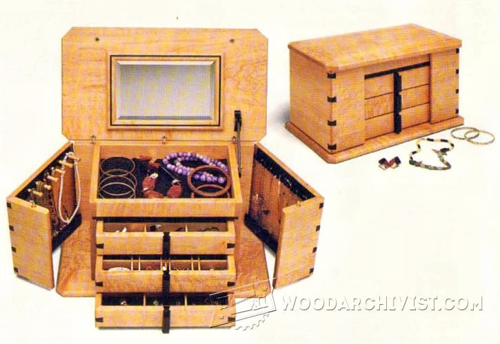 Jewelry Box Plans • WoodArchivist
